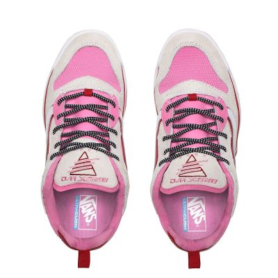 Vans Mini Check Brux WC - Kadın Spor Ayakkabı (Küpe Çiçeği Pembe Kırmızı)